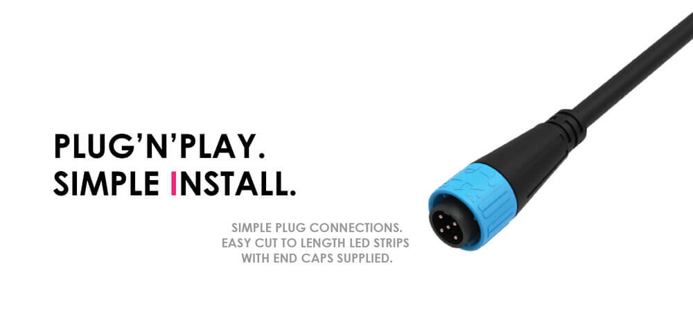 matrix plug and plug led strip