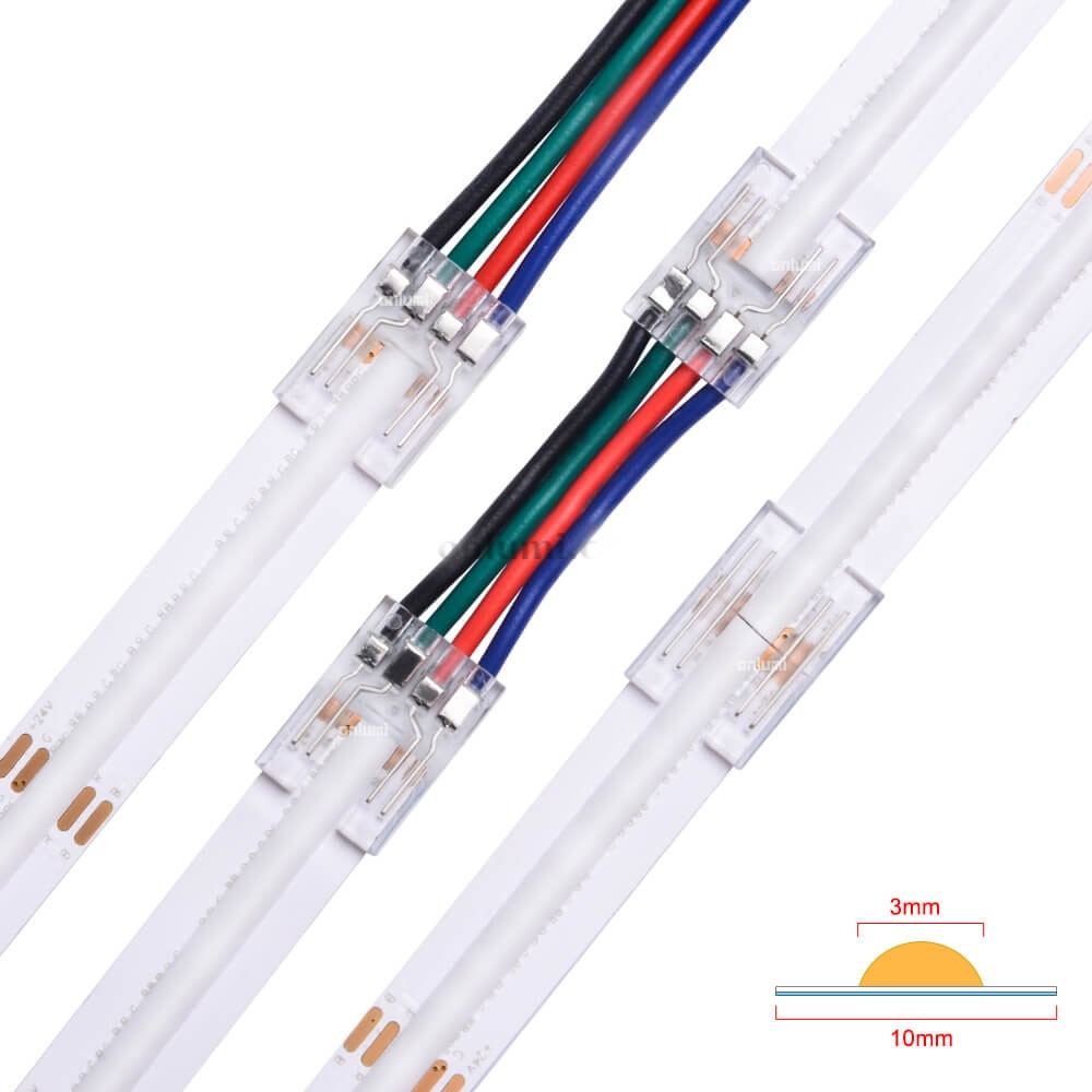 Strip to Power Connector - RGB COB Strip
