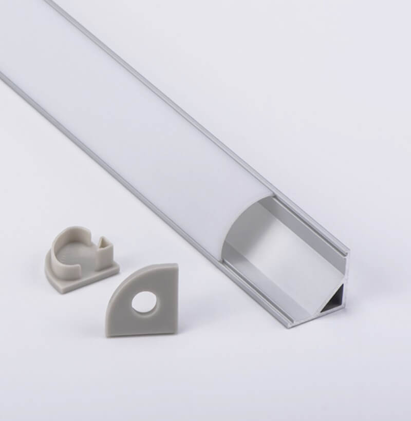 Corner Profile Round Diffuser | 16x16mm